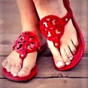 Tory Burch Miller Red Sandals
